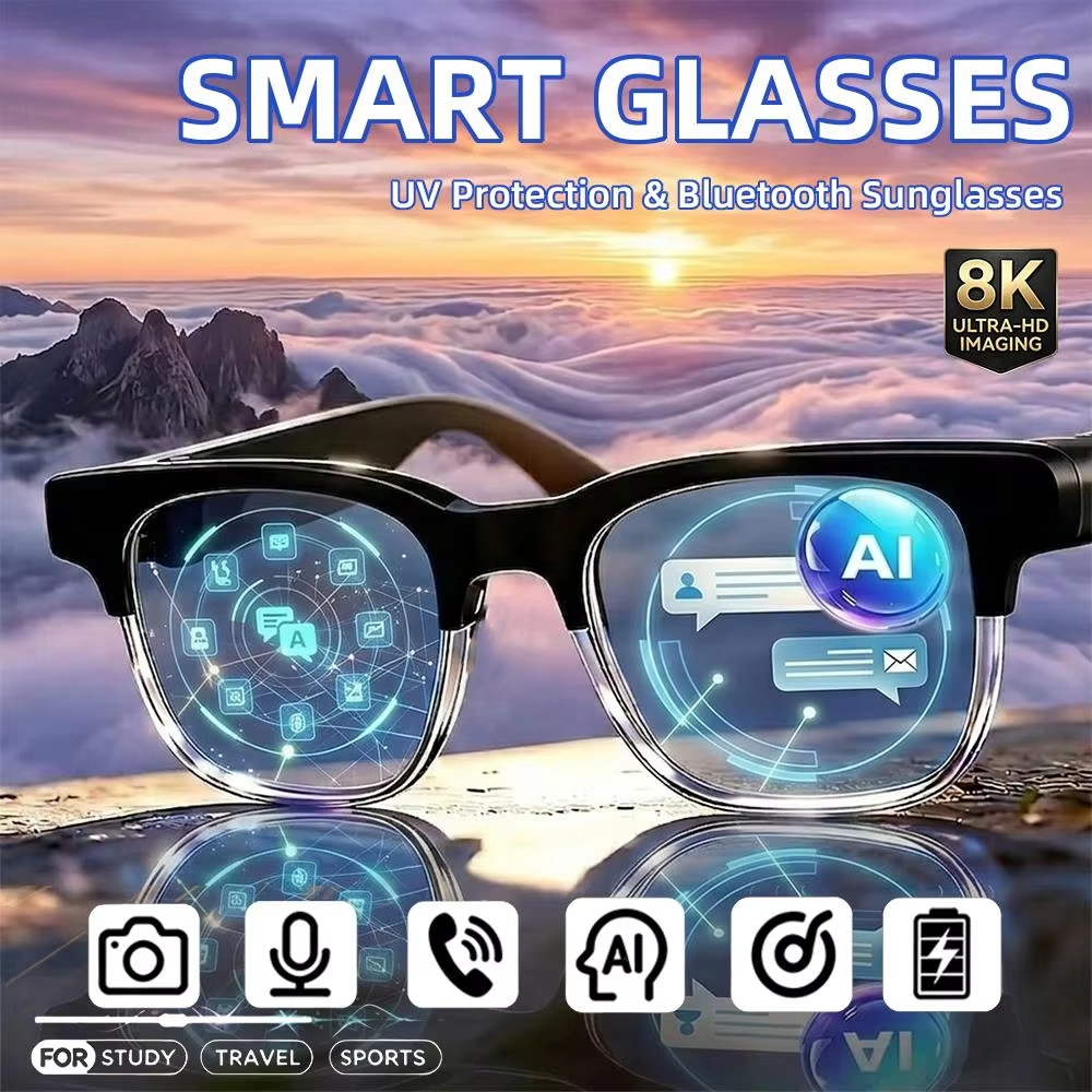 Photography Product - AI Smart Glasses Remote Control Touch