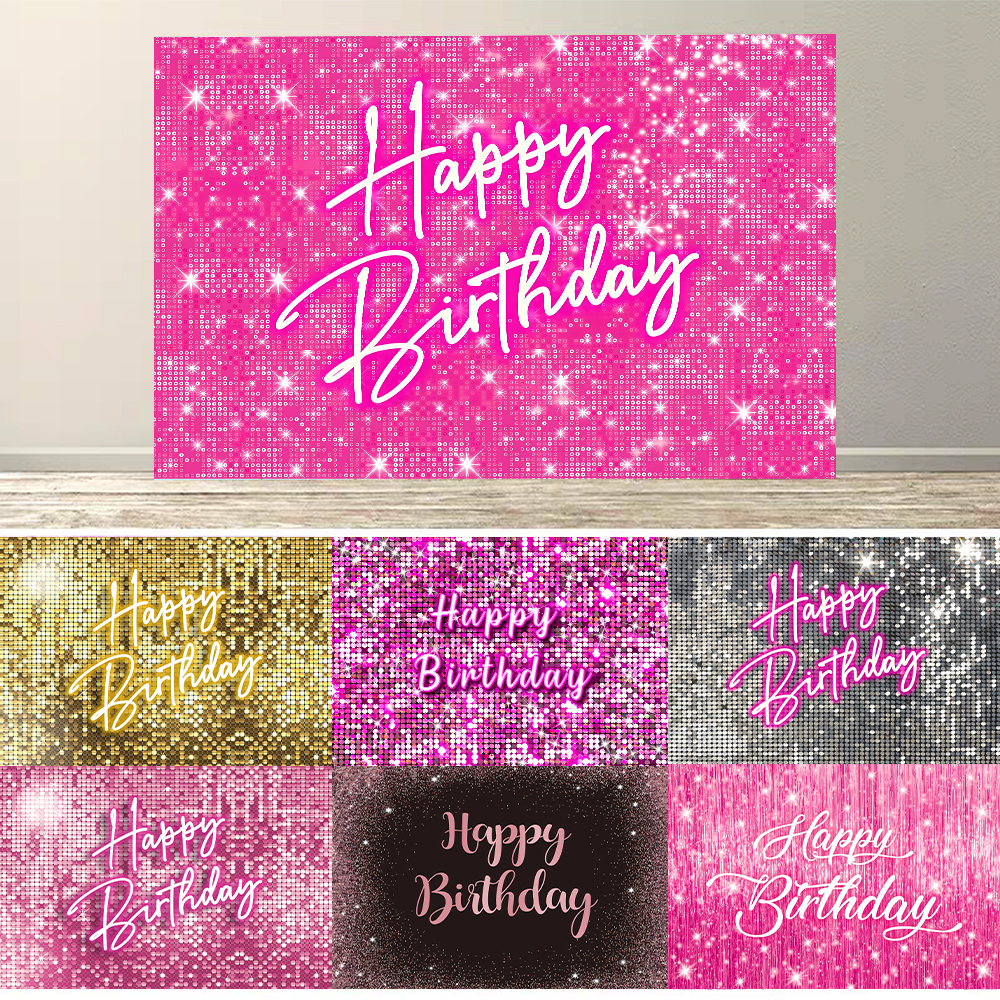 Photography Website - Shiny Happy Birthday Background Suitable for