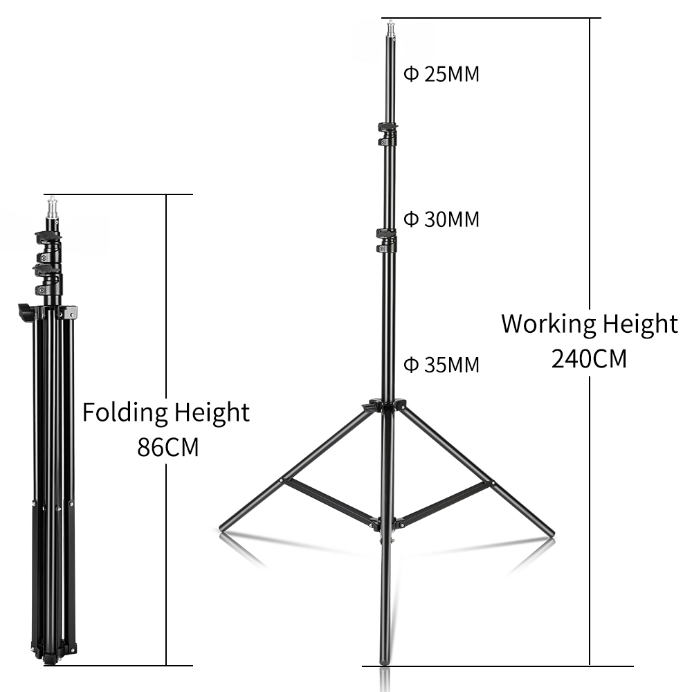 240CM/7.9FT 1/4 Screw Photogra - مراجعة Photography Umbrella Lighting Kit وسعره