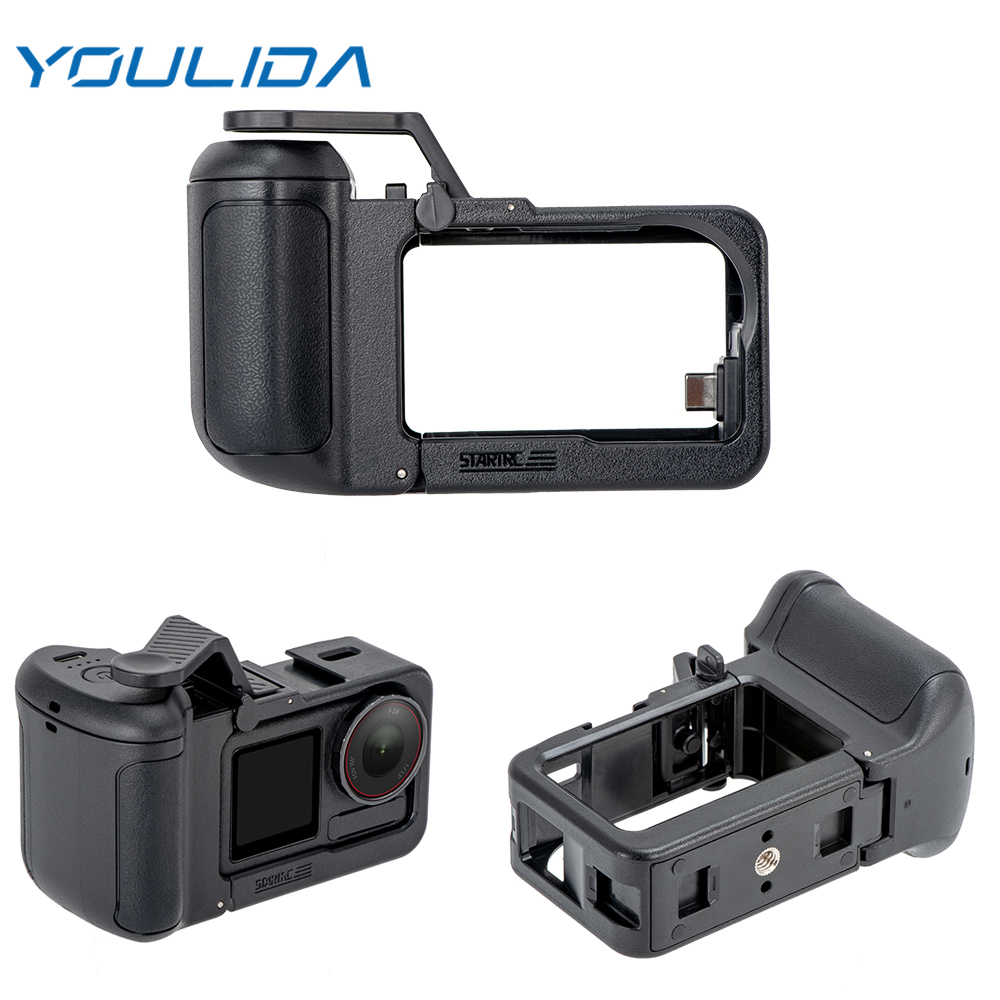 For DJI Action 5 Pro Extension - مراجعة Camera Battery Grip وسعره