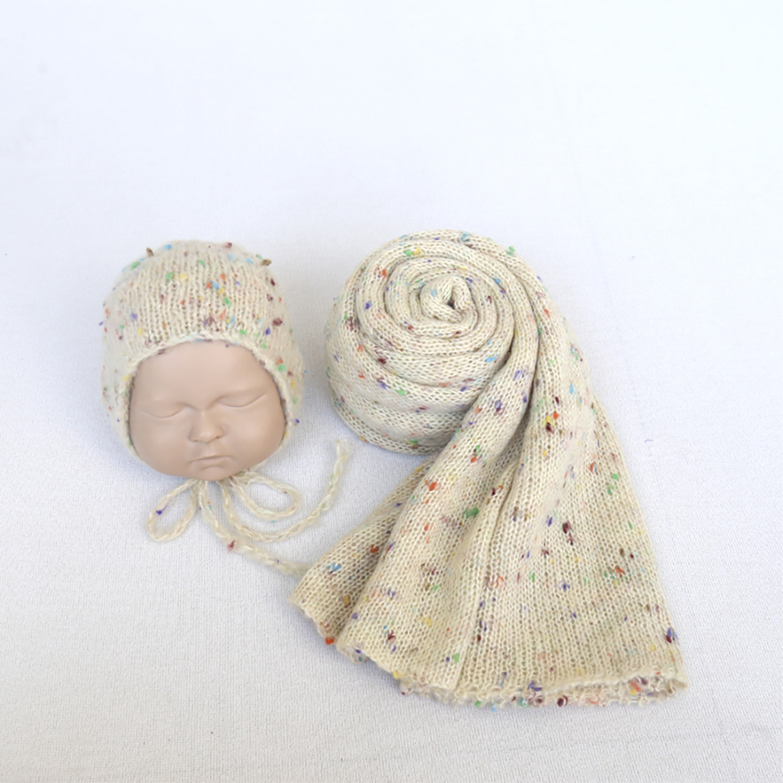 Newborn Knitted Mohair Wrap An - مراجعة Photography Newborn وسعره