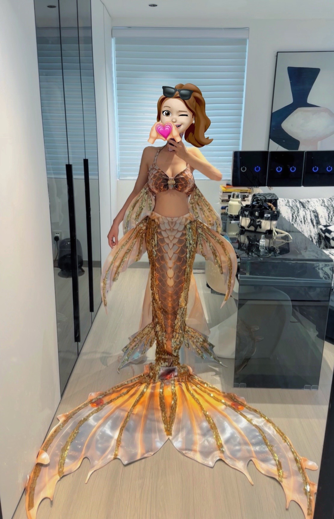 New Hot Stamping Mermaid Swims - مراجعة Photography Youtube وسعره