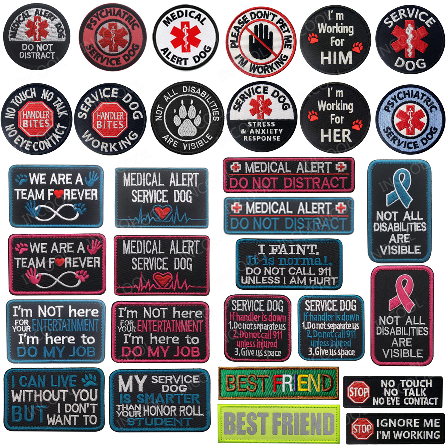 Embroidered Patches BEST FRIEN - مراجعة Photography Job وسعره