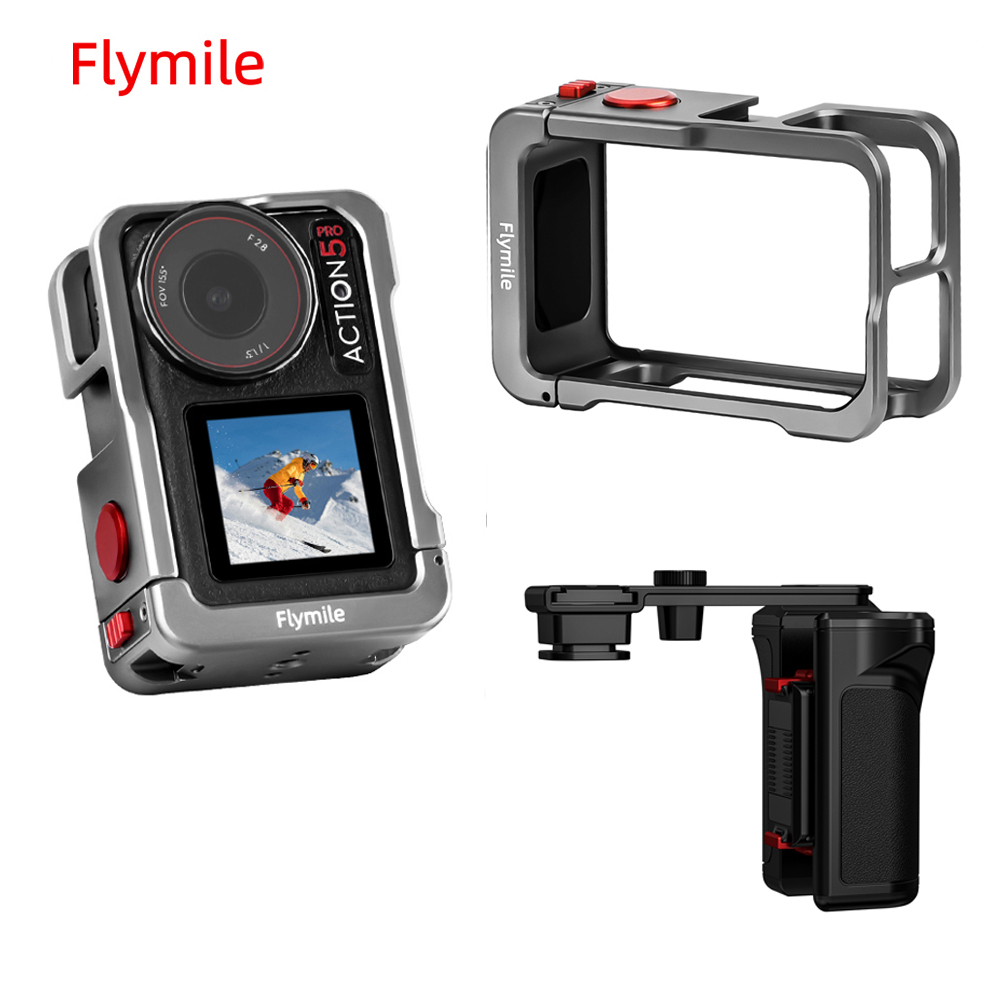 Flymile Action 5 Cage Metal Pr - مراجعة Camera Battery Grip وسعره