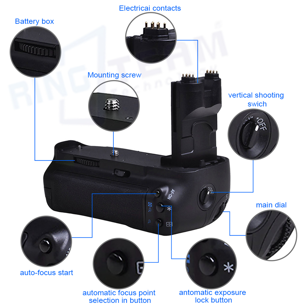 Vertical Battery Grip BG-E7 fo - مراجعة Camera Battery Grip وسعره