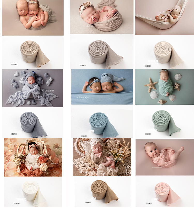 180x30cm Soft Stretch Wrapping - مراجعة Photography Newborn وسعره