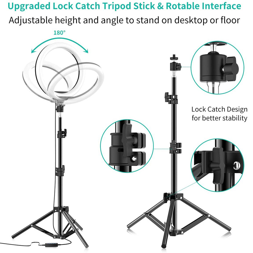 Phone Live Ring Light 10 Inch  - مراجعة Photography Youtube وسعره
