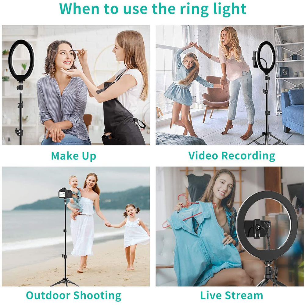 Phone Live Ring Light 10 Inch  - مراجعة Photography Youtube وسعره