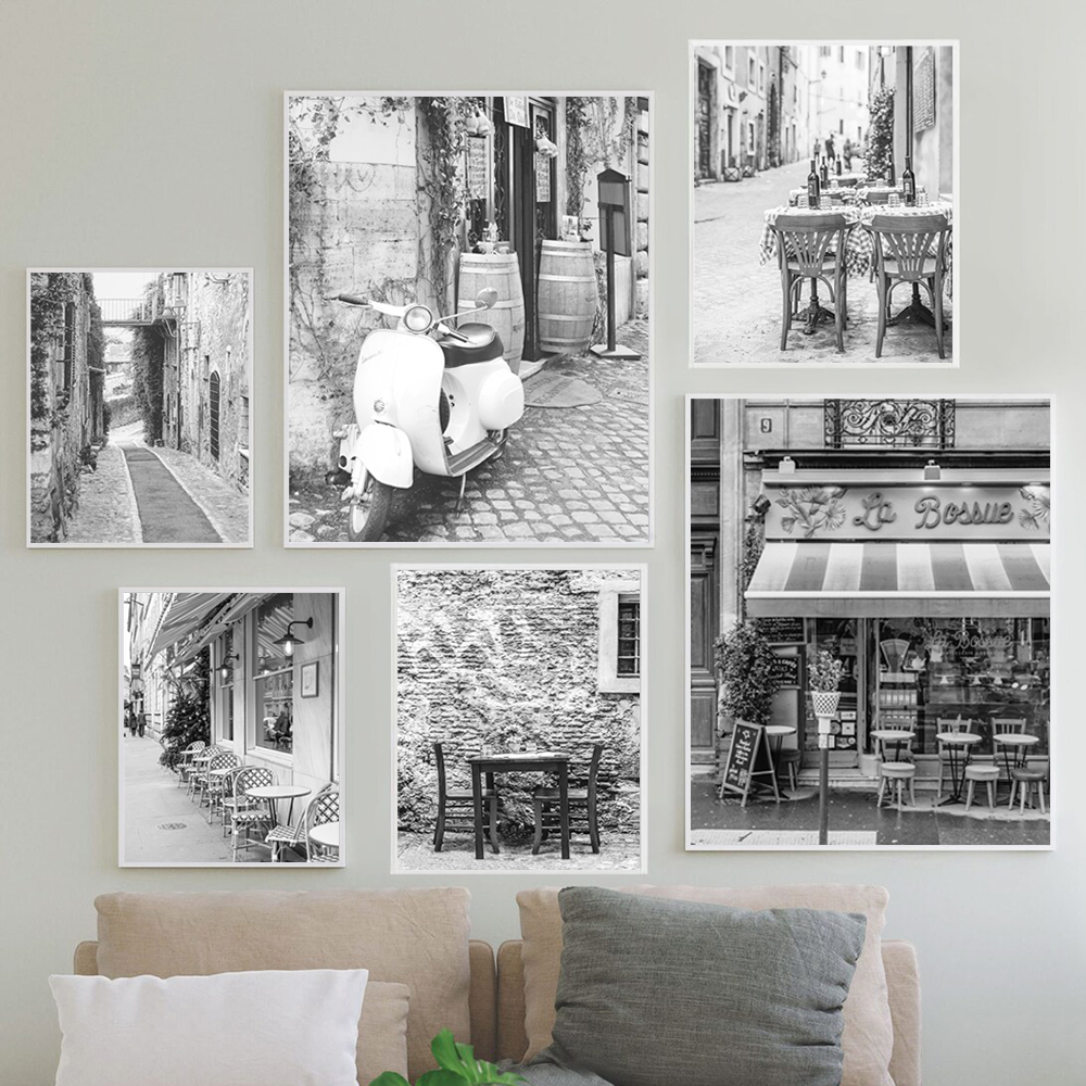 Black and White France Paris O - مراجعة Photography Coffee وسعره