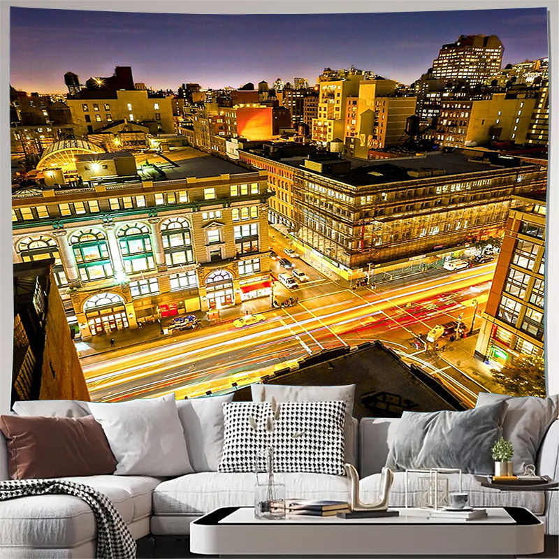 NYC Skyline Tapestry New York  - مراجعة Photography Urban وسعره