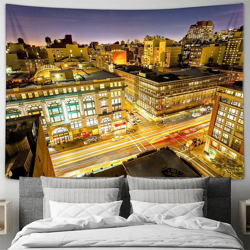NYC Skyline Tapestry New York  - مراجعة Photography Urban وسعره