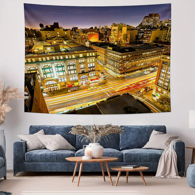 NYC Skyline Tapestry New York  - مراجعة Photography Urban وسعره