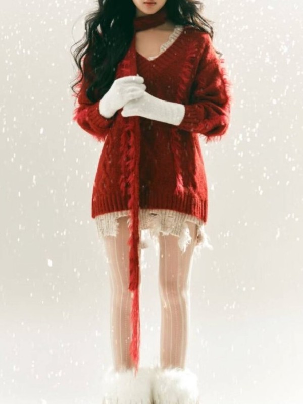 2025 New Red Sweater Art Photo - مراجعة Photography Of The Year وسعره