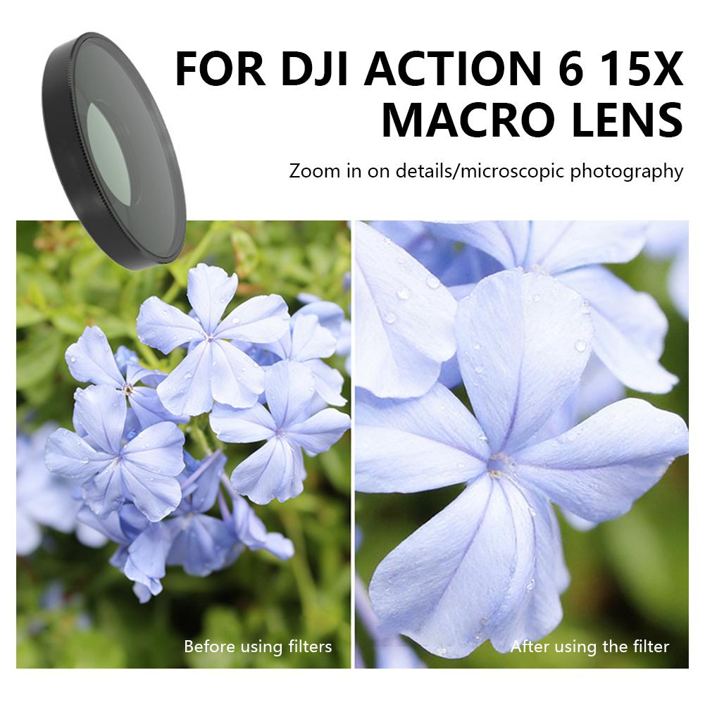 15X Macro Lens For DJI Action  - مراجعة Photography Close Up وسعره