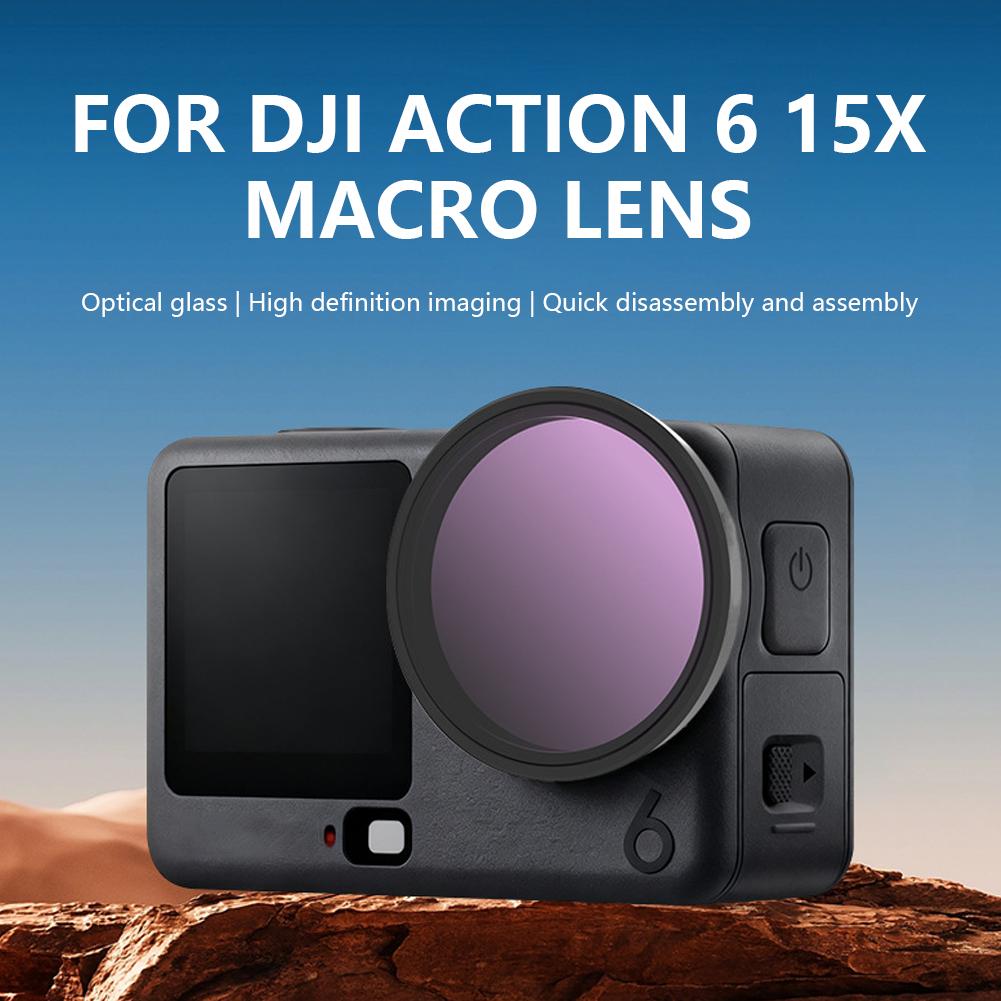 15X Macro Lens For DJI Action  - مراجعة Photography Close Up وسعره