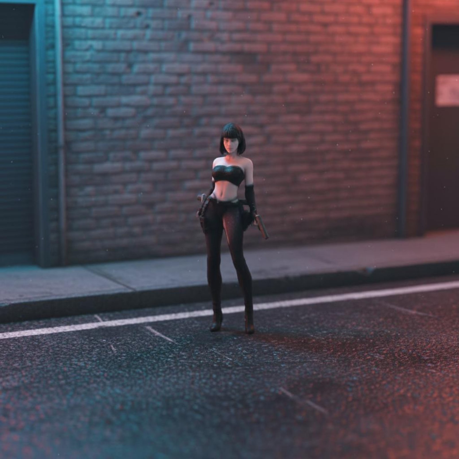 1:64 Scale Female Spy Figure R - مراجعة Photography Close Up وسعره