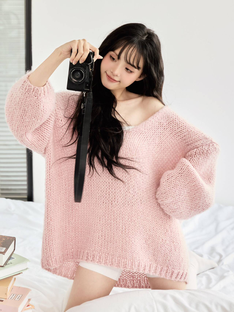 2026 New Lazy Girl Style Knitw - مراجعة Photography Model وسعره