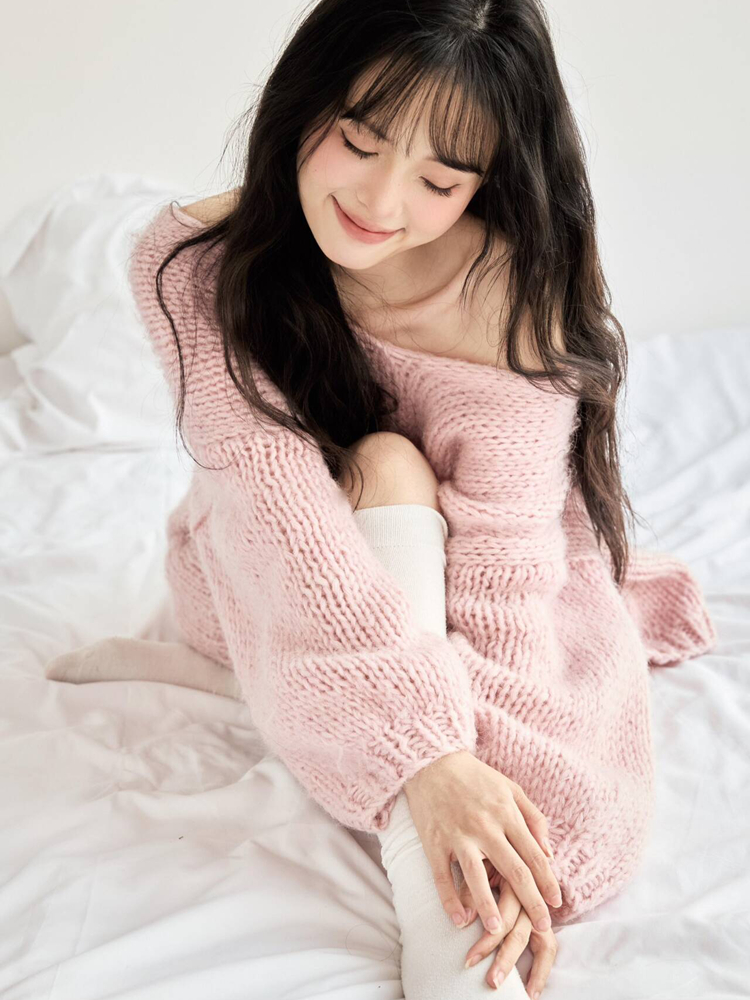 2026 New Lazy Girl Style Knitw - مراجعة Photography Model وسعره
