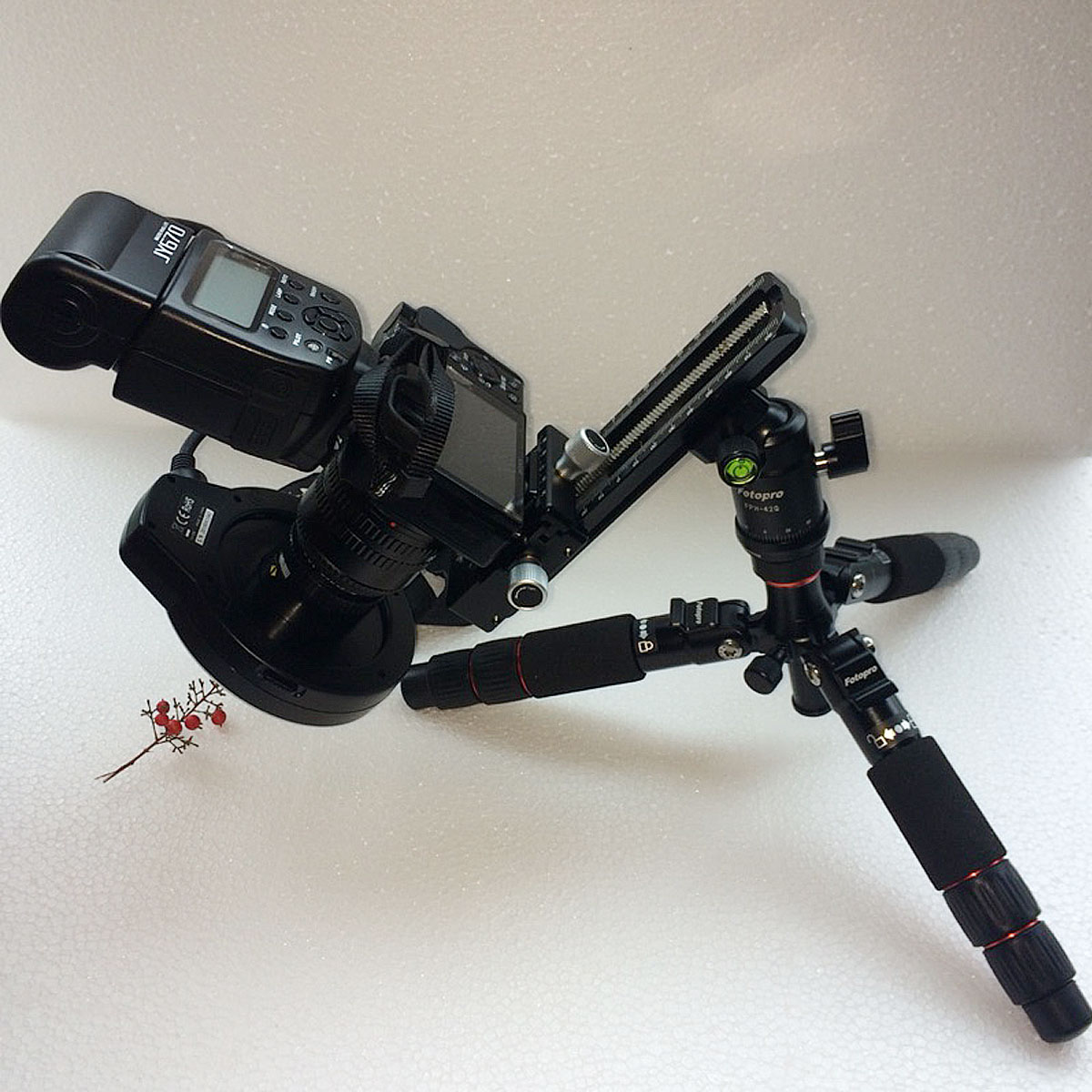 Haoge Macro Focusing Rail Slid - مراجعة Photography Close Up وسعره