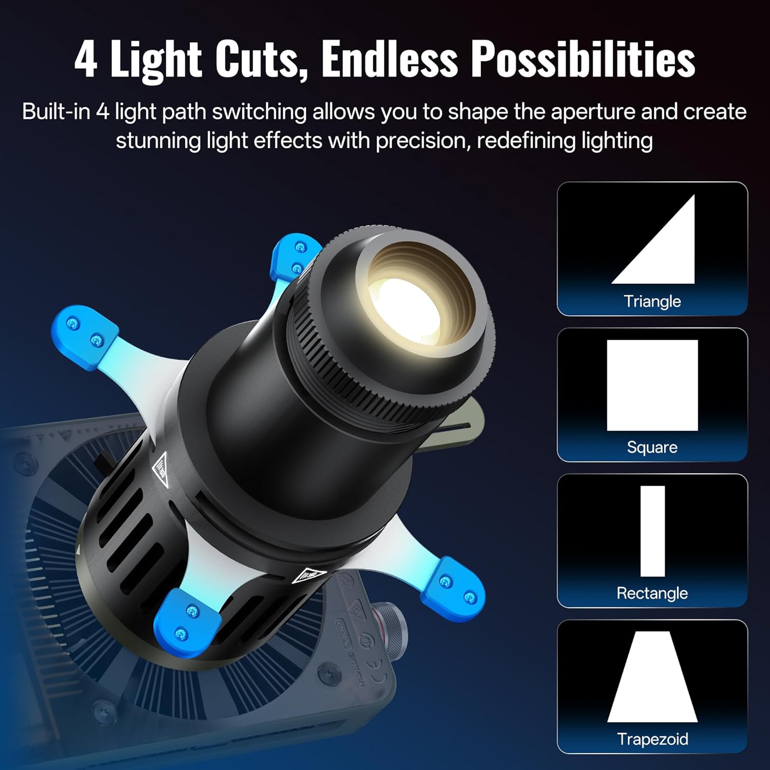 ZHIYUN Mini Spotlight Bowens M - مراجعة Photography Umbrella Lighting Kit وسعره