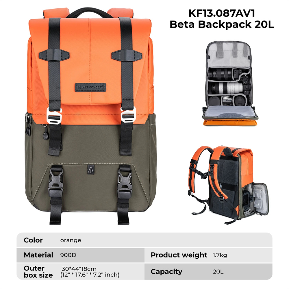 K&F CONCEPT Camera Backpack Tr - مراجعة Photography Product وسعره