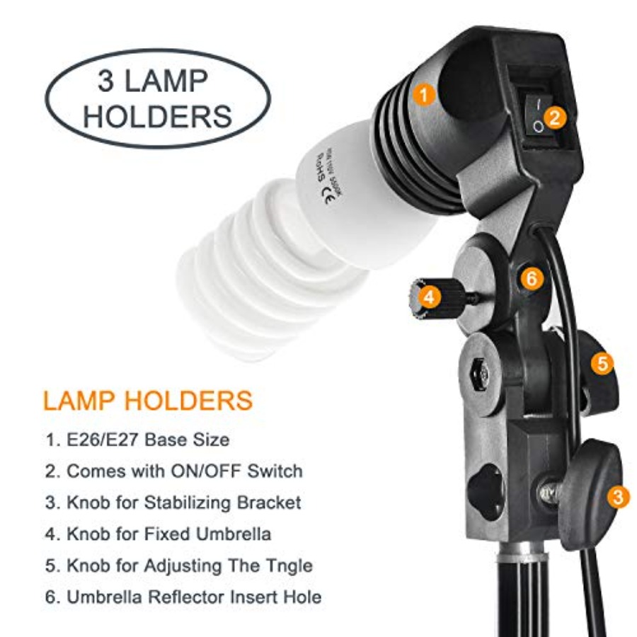 Umbrella Photography Lighting  - مراجعة Photography Umbrella Lighting Kit وسعره