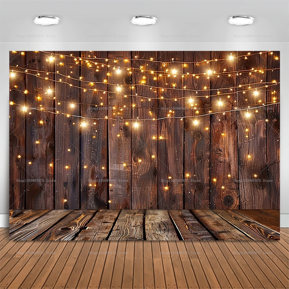 Rustic Wooden with String Ligh - مراجعة Photography Website وسعره