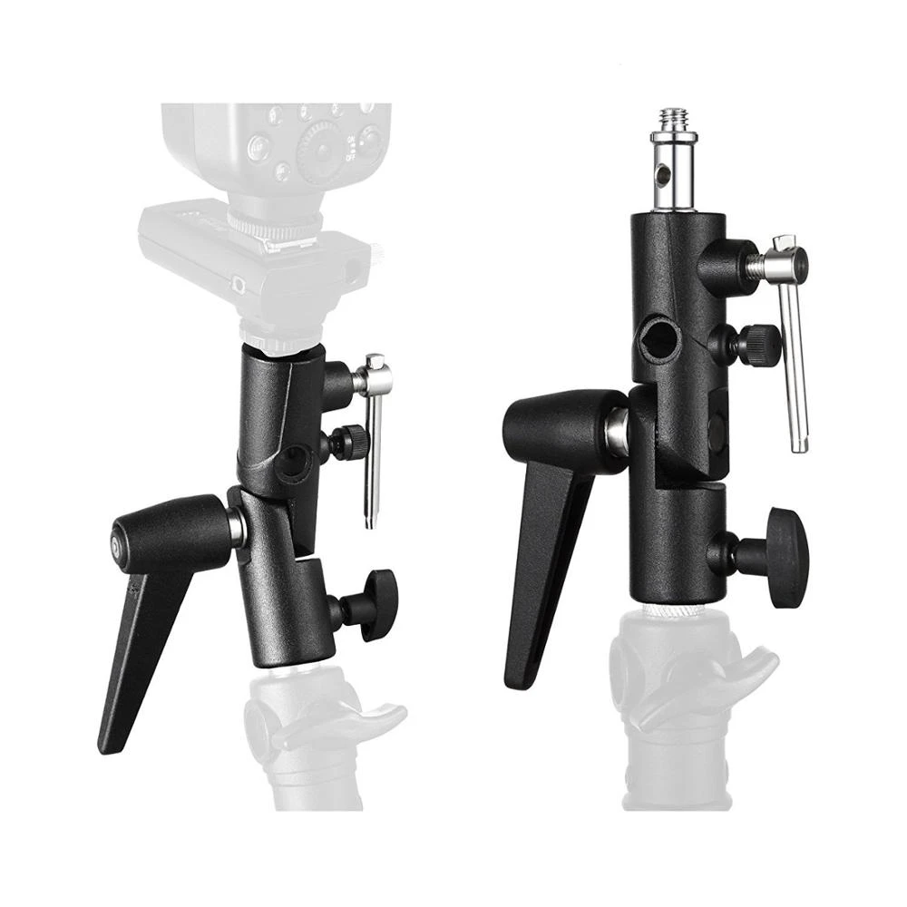 Flash Bracket Hot Shoe Umbrell - مراجعة Photography Umbrella Lighting Kit وسعره