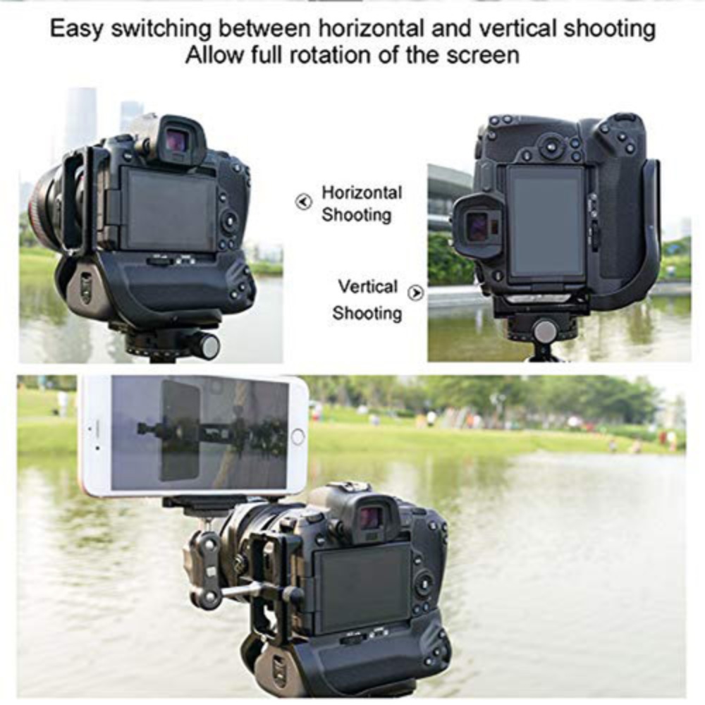 SUNWAYFOTO Dedicated L-bracket - مراجعة Camera Battery Grip وسعره