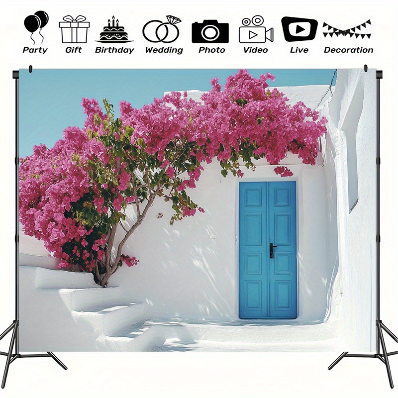 Colorful Santorini Street Scen - مراجعة Photography Urban وسعره