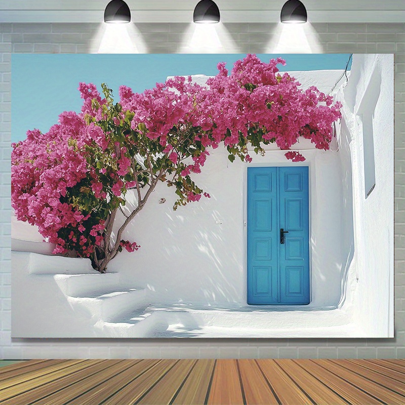 Colorful Santorini Street Scen - مراجعة Photography Urban وسعره