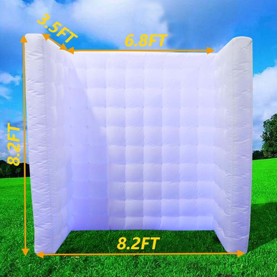 white Inflatable Photo Booth W - مراجعة Photography Website وسعره
