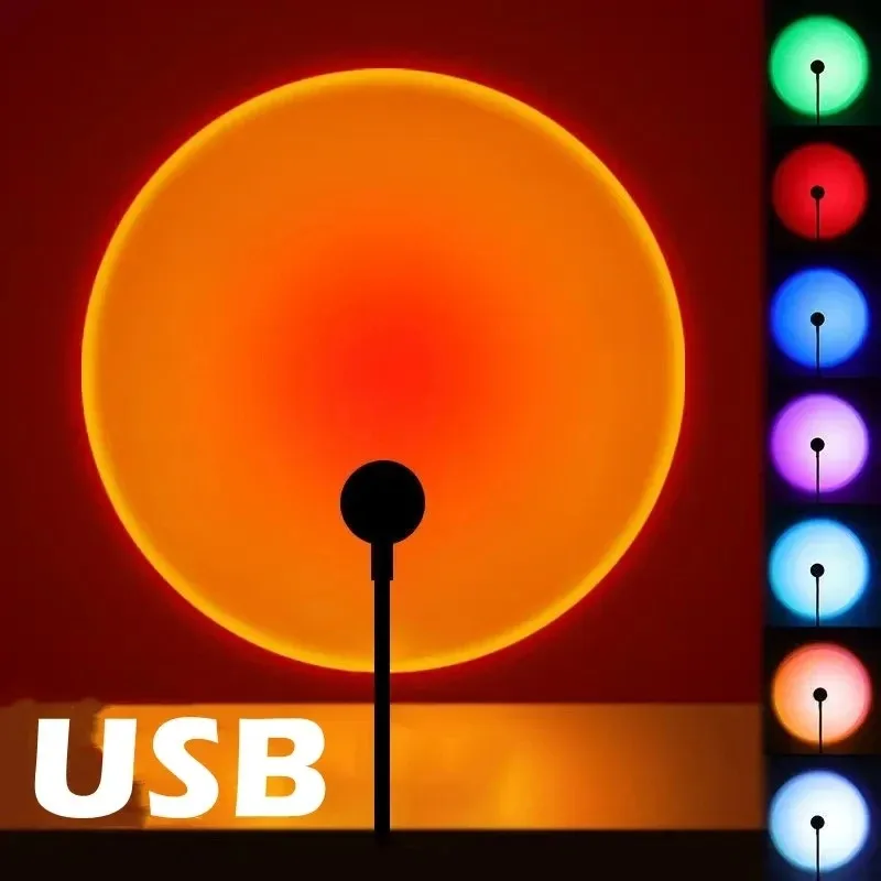 Projection Lamp USB Sunset Rai - مراجعة Photography Coffee وسعره