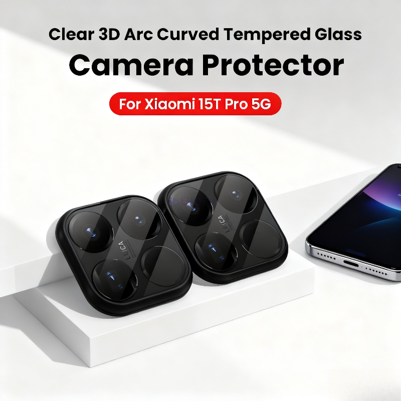 2Pcs 3D Clear Lens Case for Xi - مراجعة Photography Kit Xiaomi 15T Pro وسعره