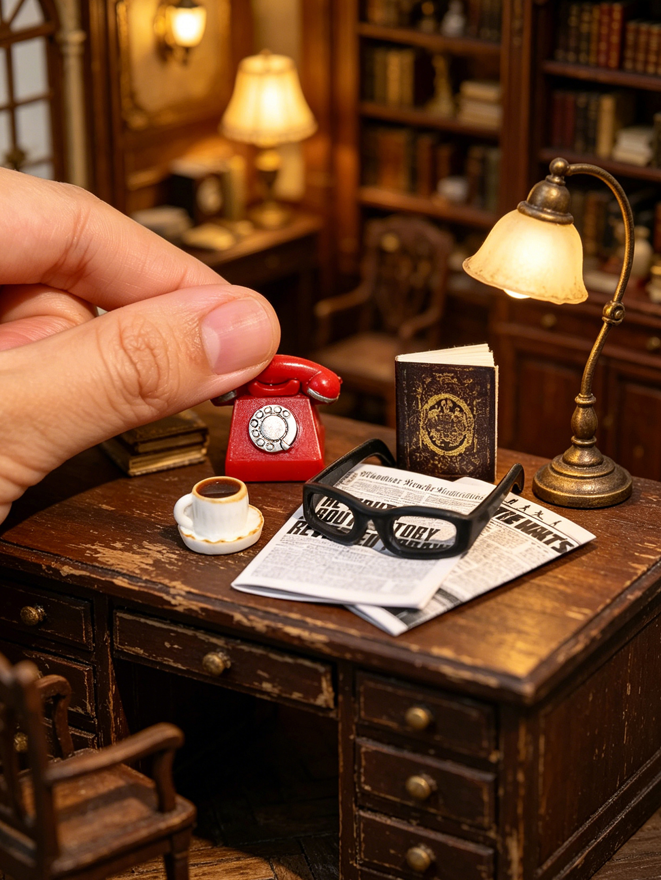 A Miniature Vintage Desktop Or - مراجعة Photography Product وسعره