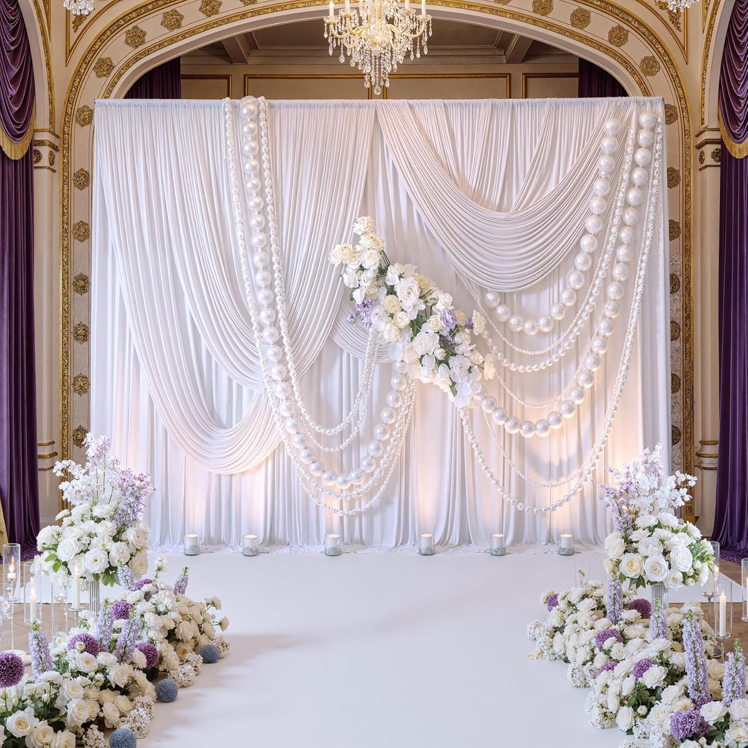 White Backdrop Curtains 10x10  - مراجعة Photography Product وسعره