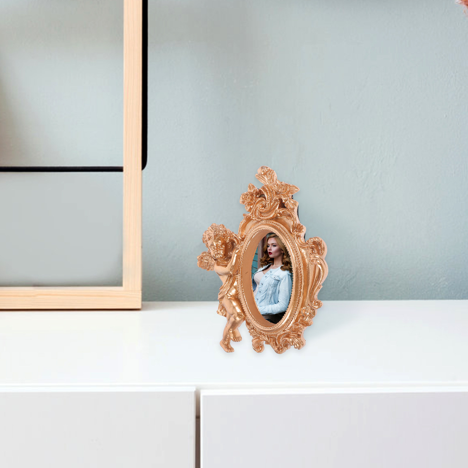 Decorative Resin Angel Photo F - مراجعة Photography Coffee وسعره