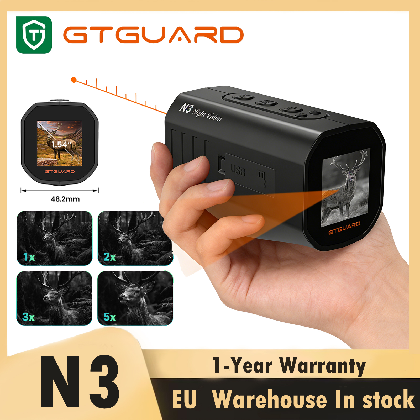 GTGUARD N3 Single-Tube Night V - مراجعة Photography Youtube وسعره