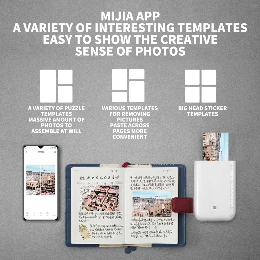 MIJIA AR Printer 300dpi Portab - مراجعة Photography Job وسعره