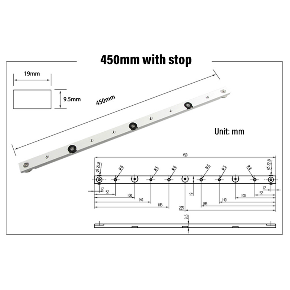 300 / 450 / 650mm Miter Bar Al - مراجعة Photography Job وسعره