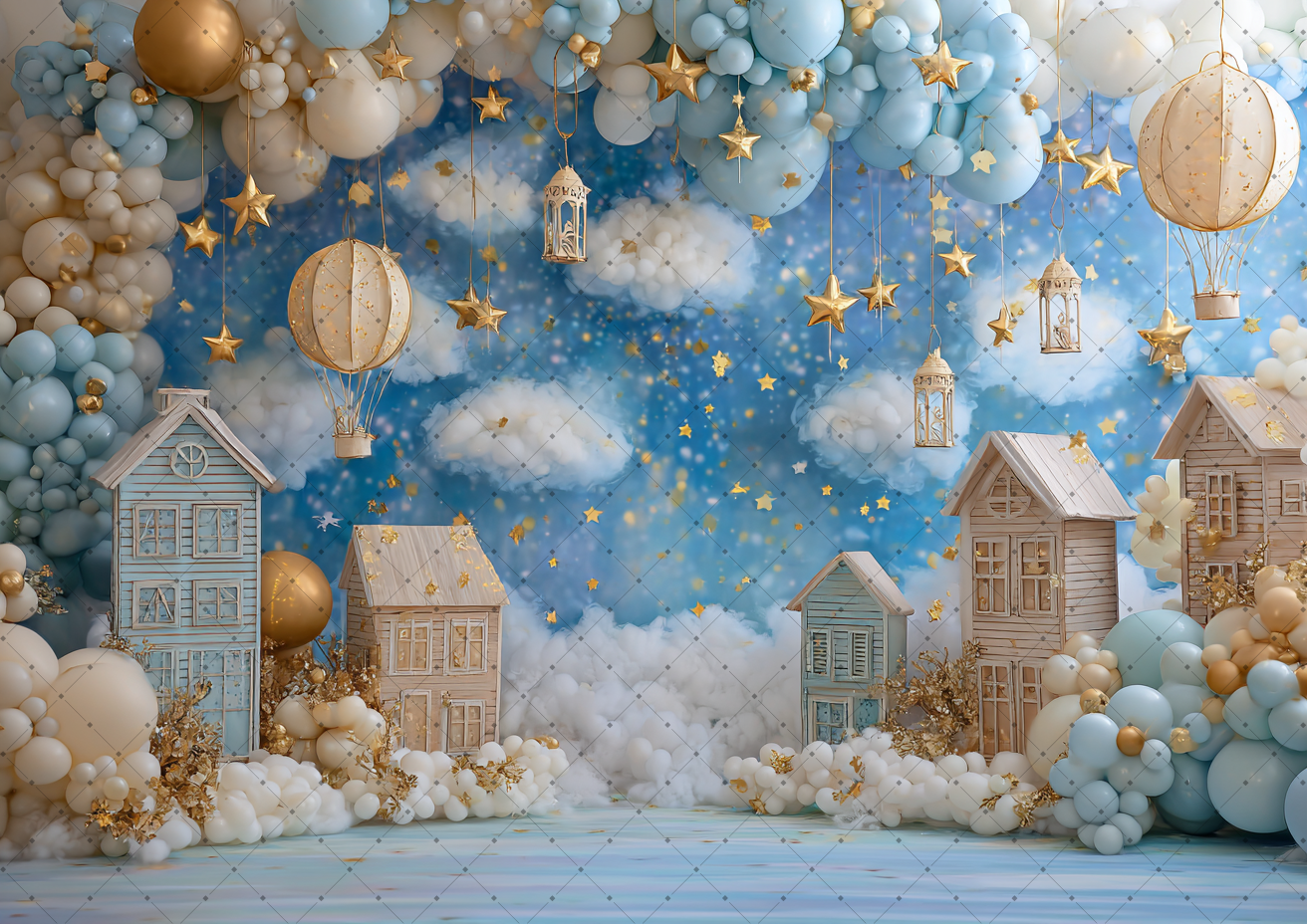 Newborn Baby Shower Backdrop B - مراجعة Photography Urban وسعره