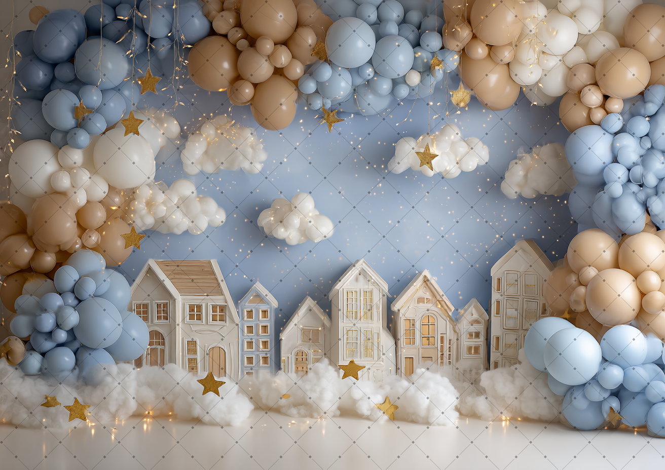 Newborn Baby Shower Backdrop B - مراجعة Photography Urban وسعره