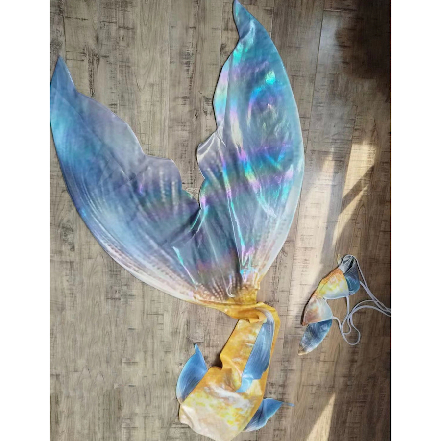 Premium Gold Foil Mermaid Tail - مراجعة Photography Youtube وسعره