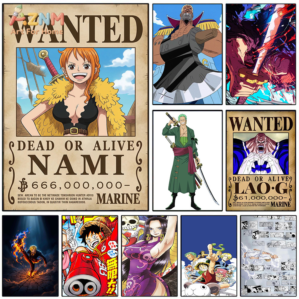 AZNM One Piece Nami Wanted Pos - مراجعة Photography Anime وسعره