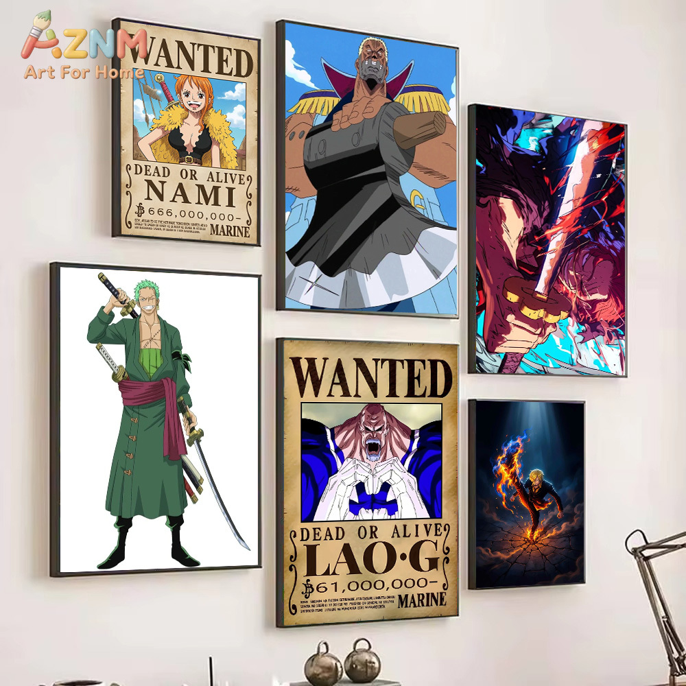 AZNM One Piece Nami Wanted Pos - مراجعة Photography Anime وسعره
