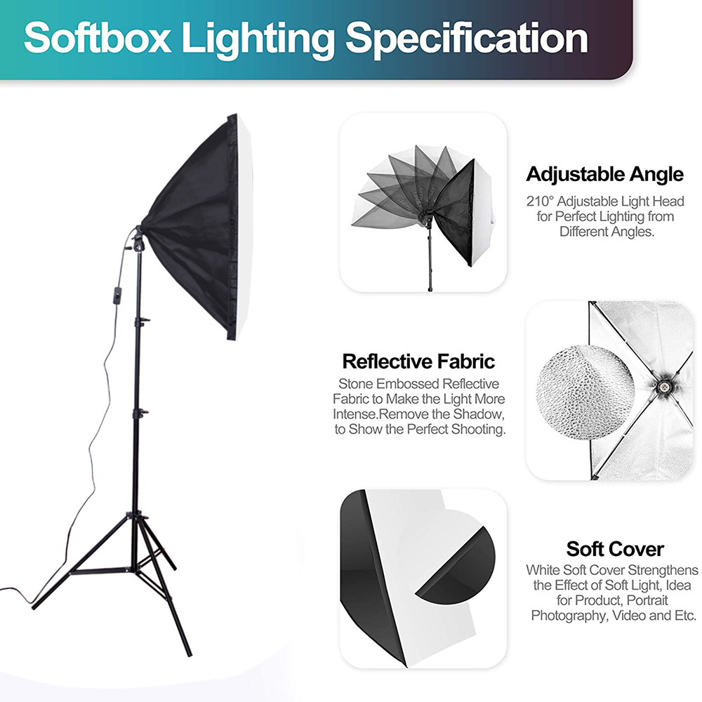 Cost-effective  Photo Studio E - مراجعة Photography Umbrella Lighting Kit وسعره