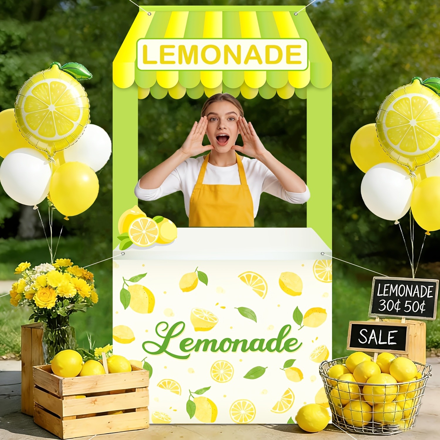 Summer Lemonade Stand Backdrop - مراجعة Photography Website وسعره