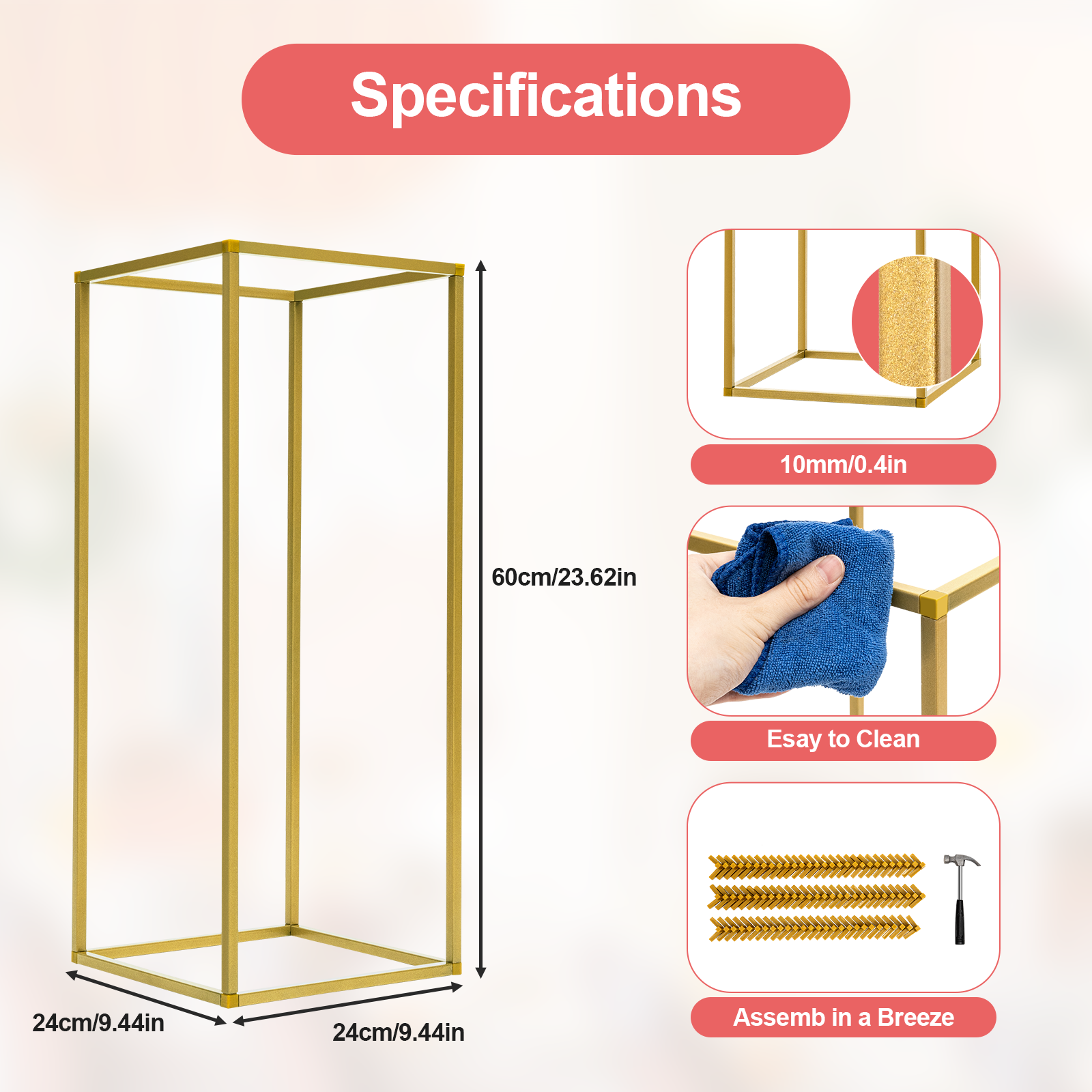 Flower Stand, 10-Pack Square W - مراجعة Photography Youtube وسعره