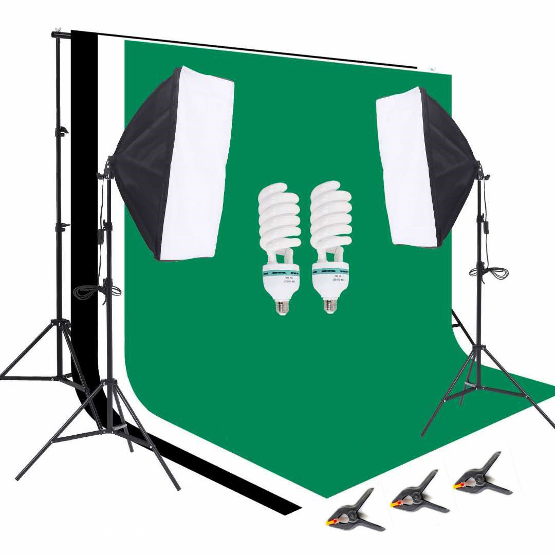 1 Photo Studio Equipment 2.6*3 - مراجعة Backdrop Stand Kit وسعره