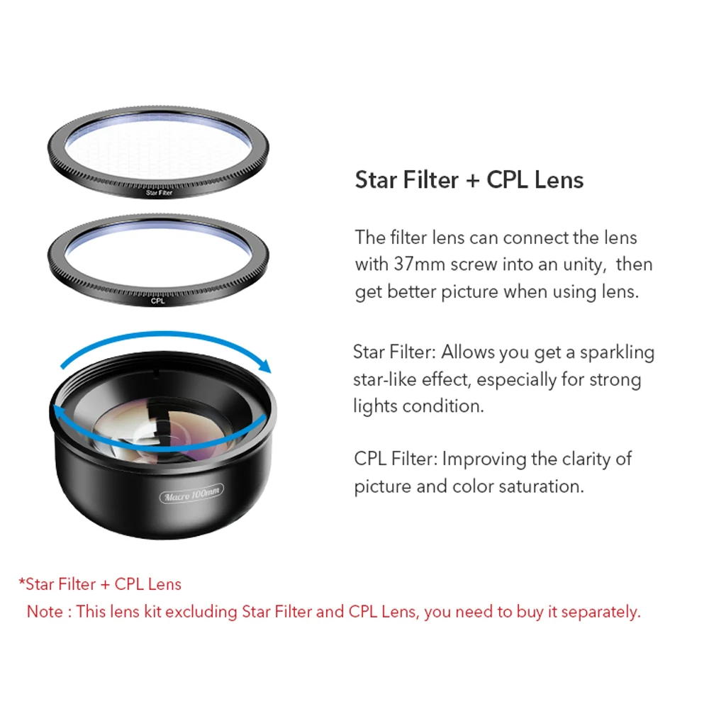 APEXEL 100mm Macro Lens Kit HD - مراجعة Photography Close Up وسعره